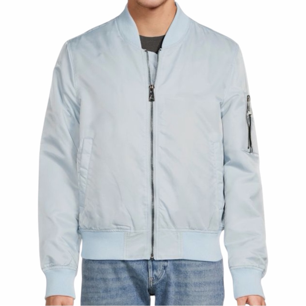 Men’s Eleven Paris Baby Blue Bomber Jacket